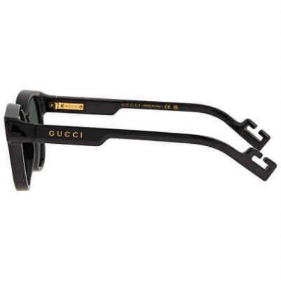 NEW UNISEX GUCCI SUNGLASSES GG1237S 004 GUCCI ROUND EYEWEAR GG1237 BLACK… - Picture 8 of 9